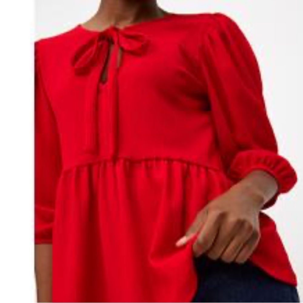 Blouse With Neck Tie